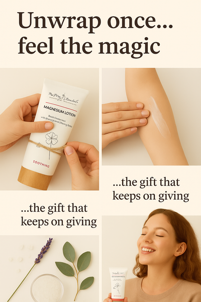 Magnesium Body Lotion Rose Geranium with Gotu Kola + Ginseng Extract MBRG 💚