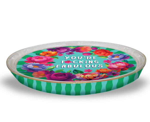 The Lil' Graze Plate 'You're Fucking Fabulous' 21 cm plate Gift Boxed LGP