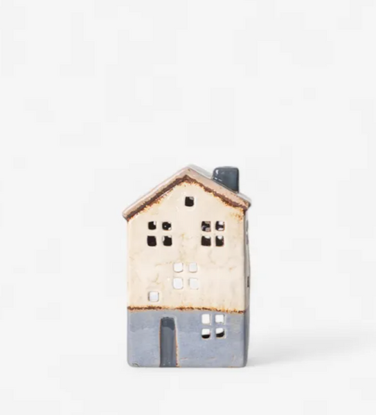 Tealight Town - Saint Malo Tealight House Stone Roof SMSR
