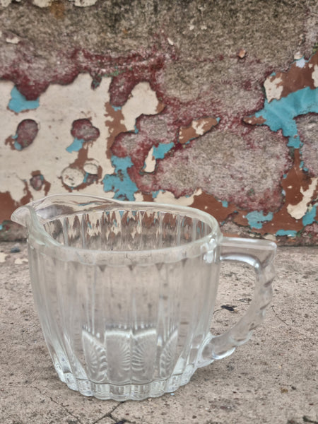 Vintage Depression Glass Jug MSDG