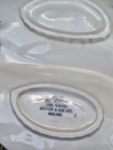 Vintage Plate - Shorter & Son - Poppies PMP