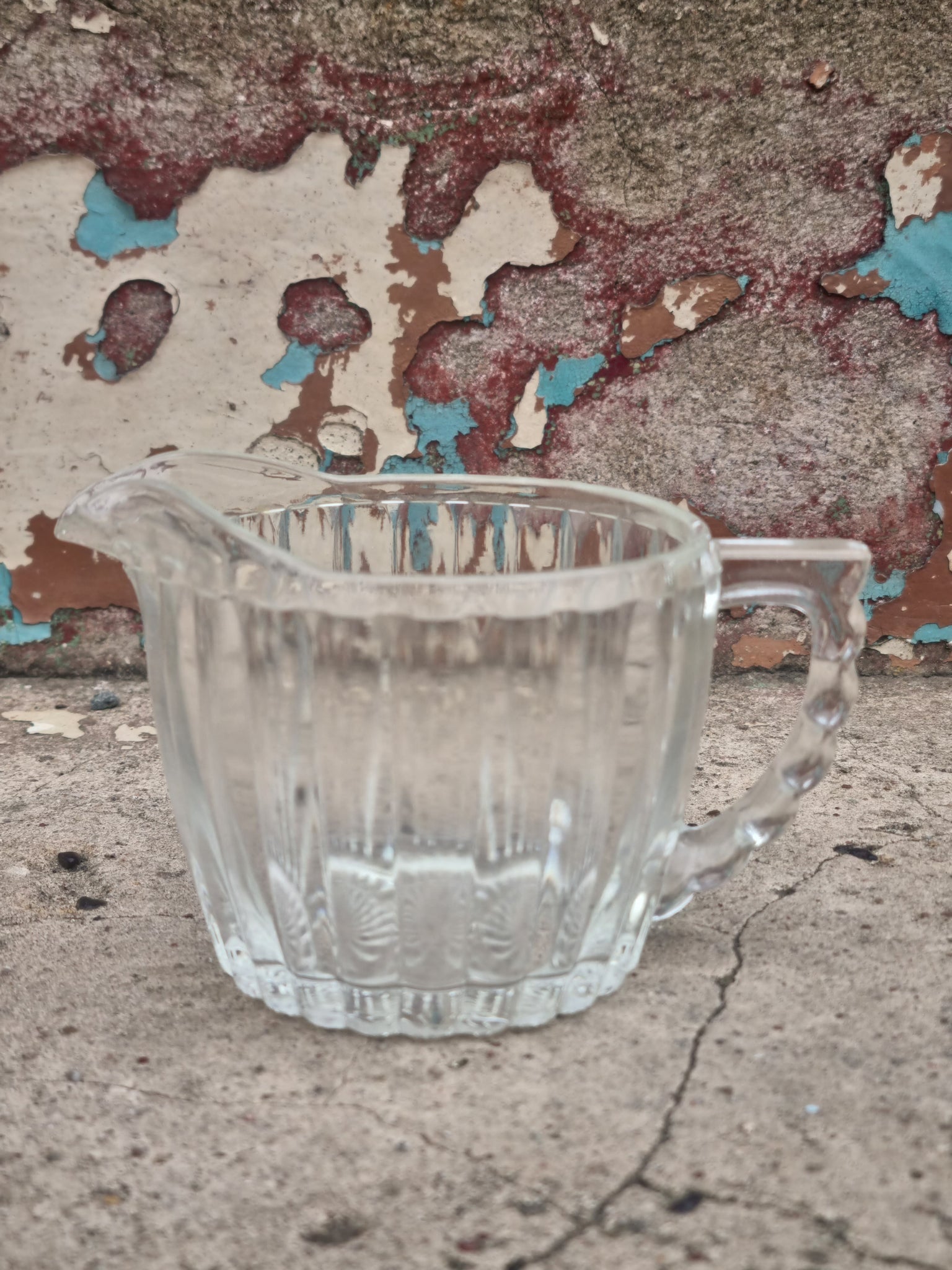 Vintage Depression Glass Jug MSDG
