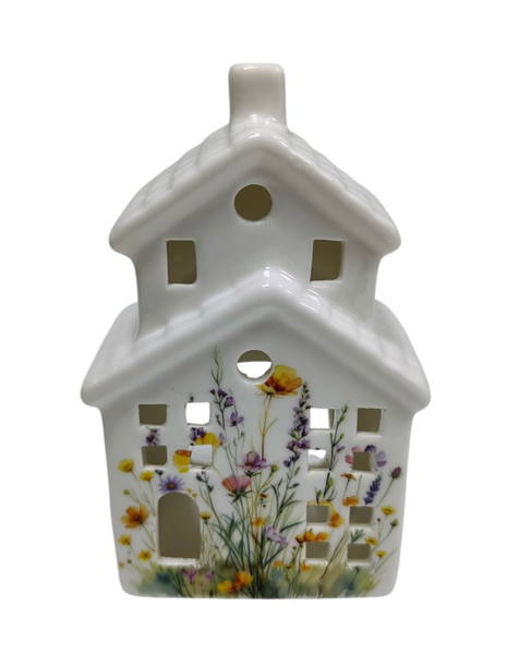 Ceramic Cottage Garden Tealight House CCG