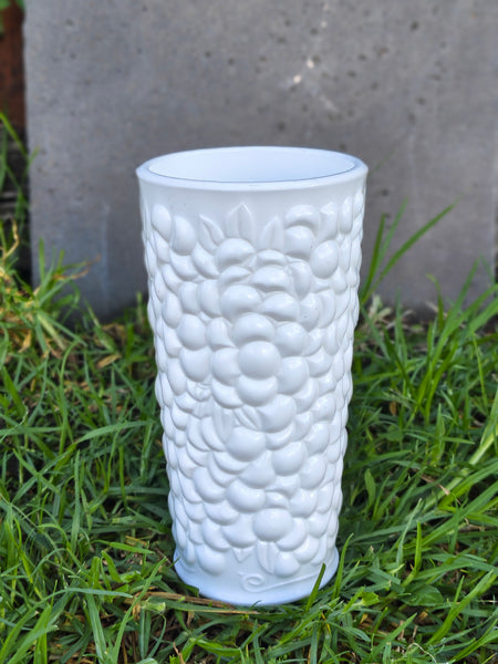 Vintage Milk Glass Vase MGV