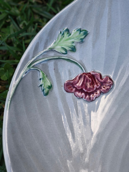 Vintage Plate - Shorter & Son - Poppies PMP