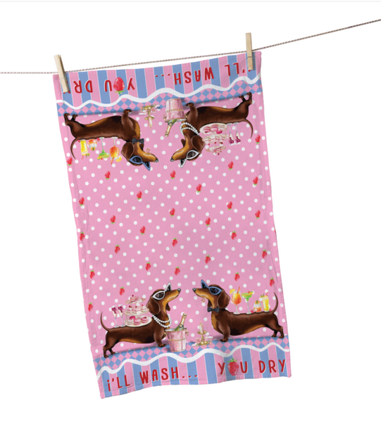 Tea Towel - Dachshund TTD