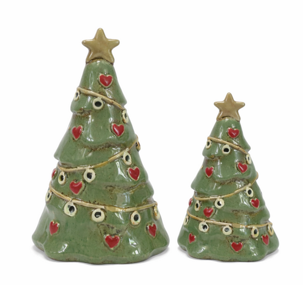 Tealight Town - Ceramic Xmas Tree 15cm