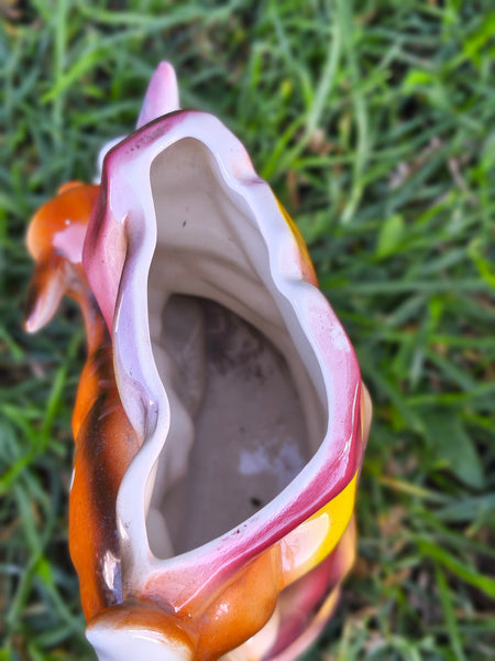 Vintage Kitsch Vase - deer and rabbit VKV