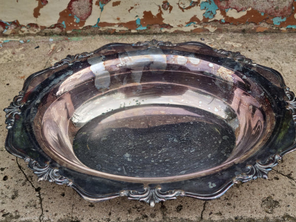 Vintage Silverplate Serving Bowl MSSB