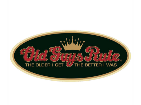 Old Guys Rule TShirt - White Polo Shirt WPS 💚