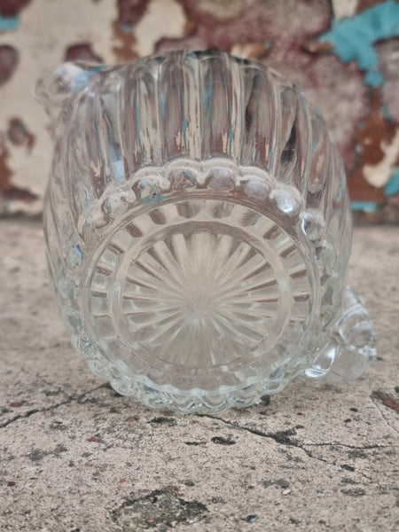 Vintage Depression Glass Jug MSDG