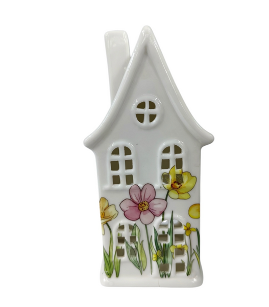 Ceramic Daisy Delight Tealight House CDD