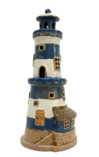Tealight Town - The blue light house