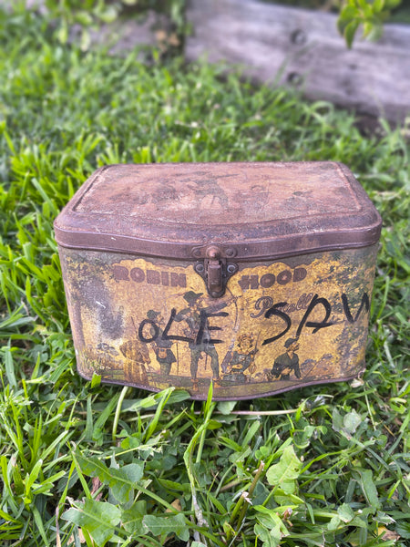 Vintage - Rustic Robin Hood Pascall Tin RHT