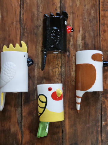 Wall Vase - Bird assorted MPWV