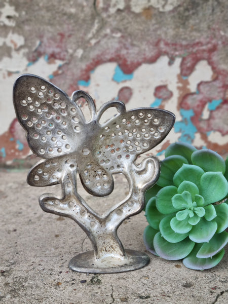 Reduced WAS $35 Vintage Butterfly Earring Holder SPB