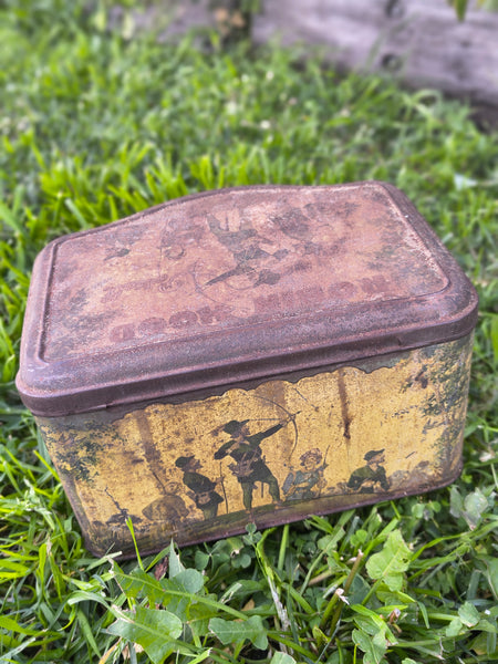 Vintage - Rustic Robin Hood Pascall Tin RHT