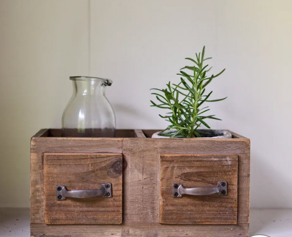 Vintage style 2 drawer VSD2