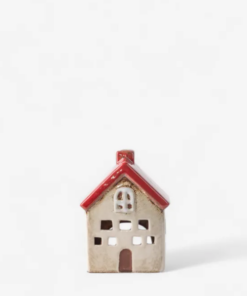 Tealight Town - Alsace Villa Red White TVR
