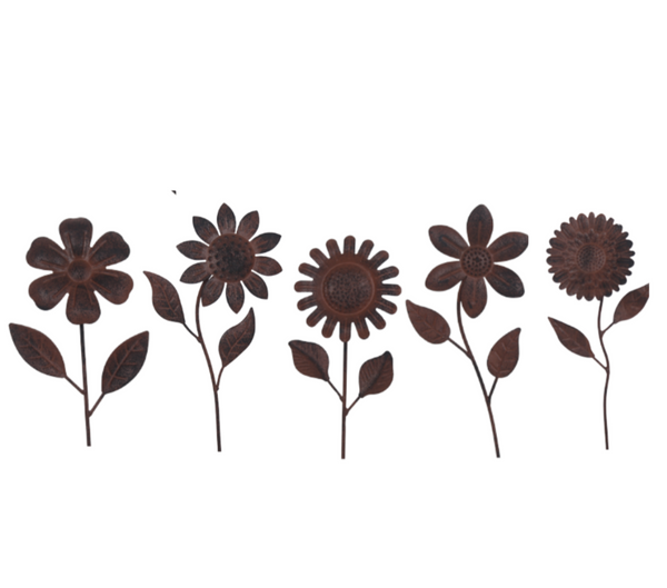 Rusted cottage flowers