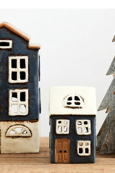 Tealight Town - Alsace House Navy TTHN