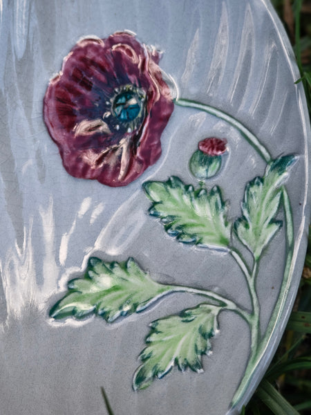 Vintage Plate - Shorter & Son - Poppies PMP
