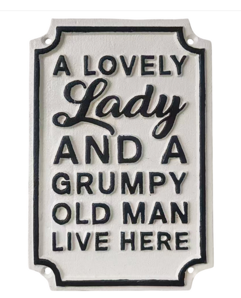Cast Iron Sign - Grumpy CSG
