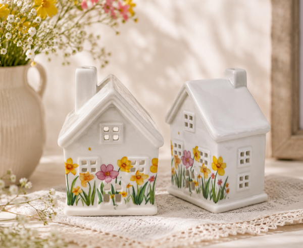 Ceramic Daise Tealight House CDT