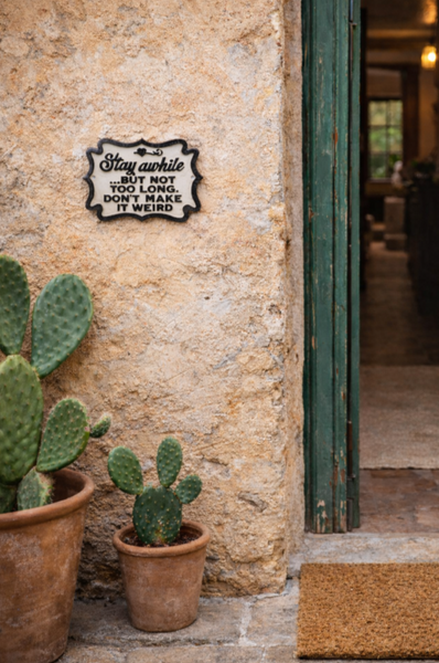 Cast Iron Sign - weird CSW