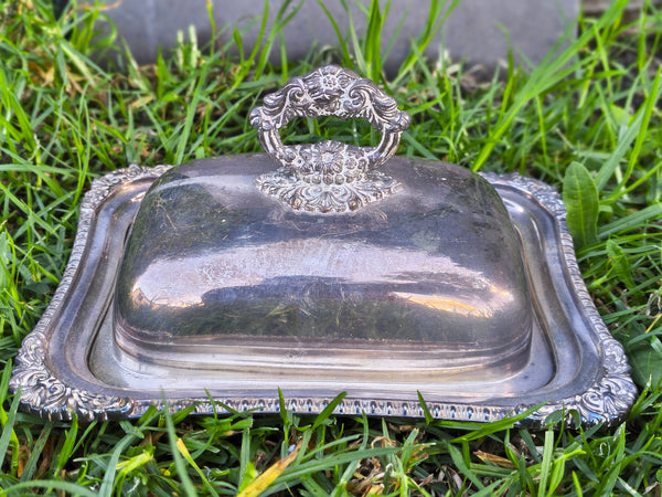 Silver Plated Butter Keep MNBD