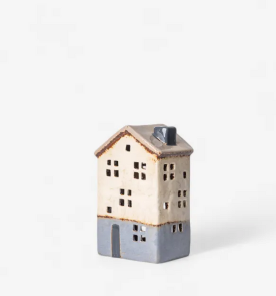 Tealight Town - Saint Malo Tealight House Stone Roof SMSR