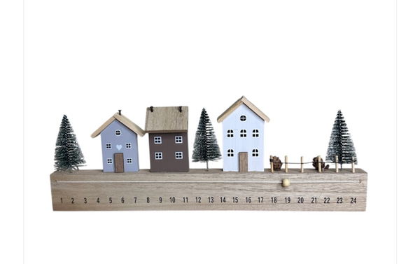 Tealight Town - Wooden Advent Calendar