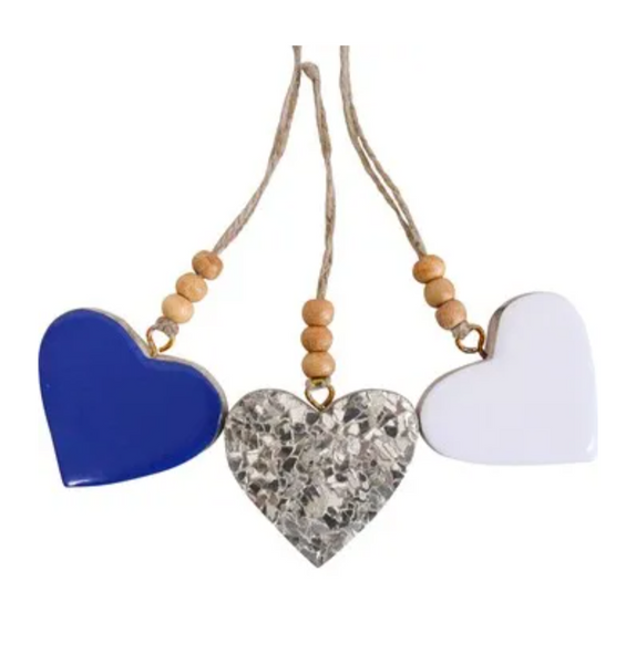 Hearts - Mango Wood Medium assorted DSW