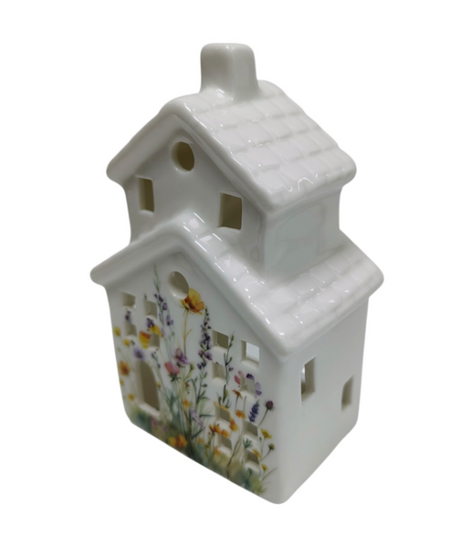 Ceramic Cottage Garden Tealight House CCG