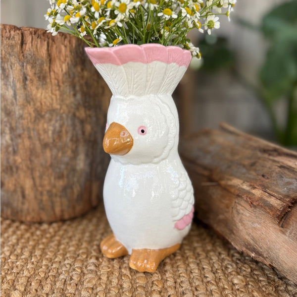 Jug/Vase- Cockatoo assorted colours JVC