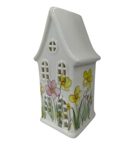 Ceramic Daisy Delight Tealight House CDD
