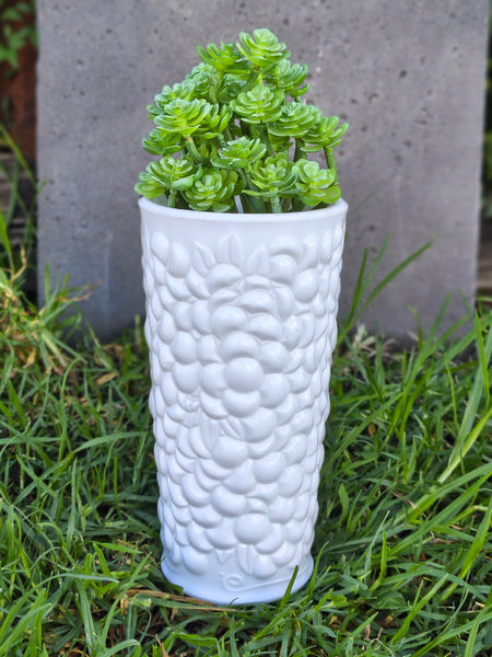 Vintage Milk Glass Vase MGV