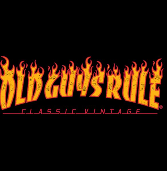 Old Guys Rule TShirt - Flames HFB 💚