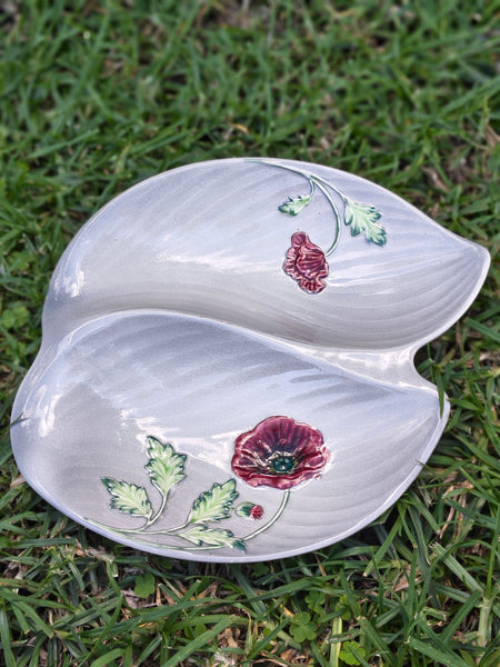 Vintage Plate - Shorter & Son - Poppies PMP