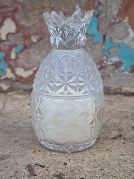 Candle - Zerik Pineapple Glass assorted CZP