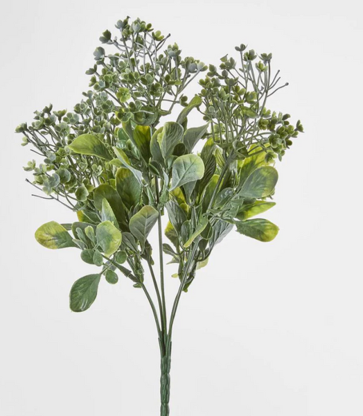 Faux Flowers - mixed leaf bush assorted MLB