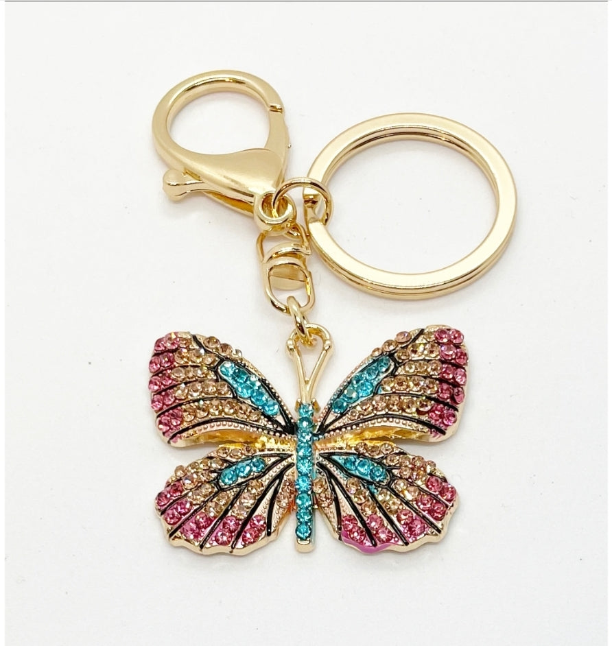Keyring - Glitzy Butterfly KGB