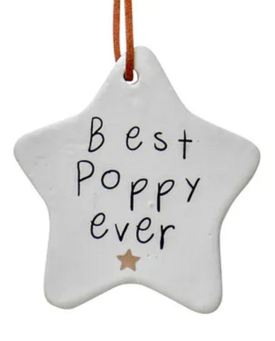 Ceramic Tag - Poppy CTP