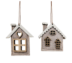Decoration - Felt House assorted DFH