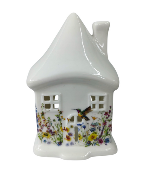 Ceramic Hummingbird Tealight House CHT