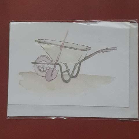 SALE Card - Wheelbarrow