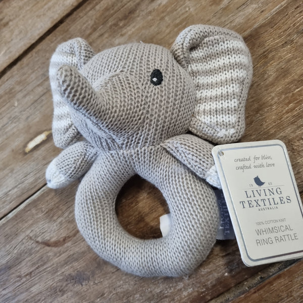 Knitted rattle Elephant KRER ○