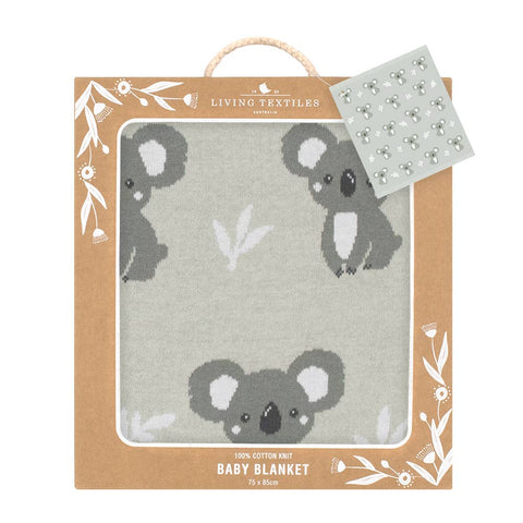 Blanket - Australiana Baby Blanket - Koala/Grey BBG