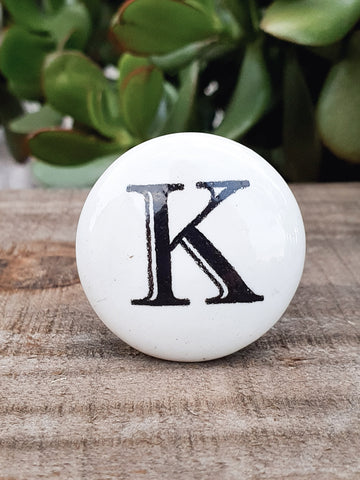 knob - Letter K