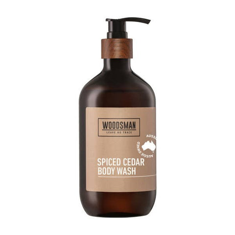 Woodsman Spiced Cedar scented Body Wash 1L WSC